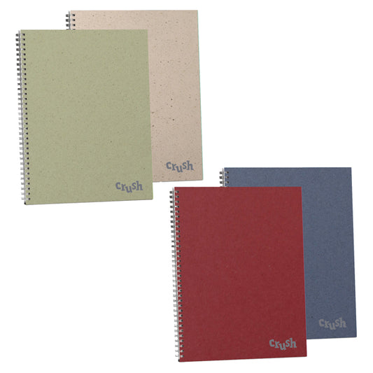 FAVINI - A2958C4 - Maxiquaderno spiralato Crush - spiralato sul lato lungo - A4 - 5 mm - 60 fogli - 80 gr - colori assortiti - Favini - 100773 -  Conf. da 5 Pz.