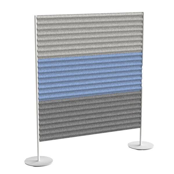 ARTEXPORT - EJAG1403-ME - Pannello fonoassorbente Stripes - 120 x 40 cm - grigio chiaro-azzurro-grigio medio - Artexport - 101042 -  Conf. da 1 Pz.