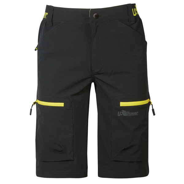U-Power - FU280BC-XL - Bermuda Ares - taglia XL - nero-giallo - U-Power - 101237 -  Conf. da 1 Pz.