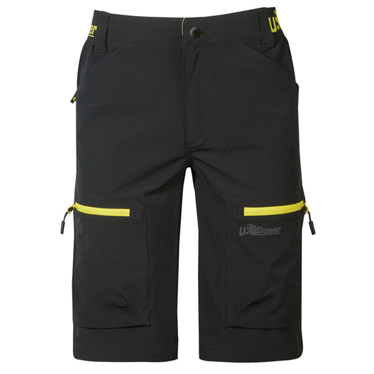 U-Power - FU280BC-XL - Bermuda Ares - taglia XL - nero-giallo - U-Power - 101237 -  Conf. da 1 Pz.