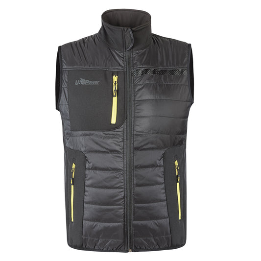 U-Power - FU278RL-XL - Gilet Wall - taglia XL - PE - grigio-verde - U-Power - 101257 -  Conf. da 1 Pz.
