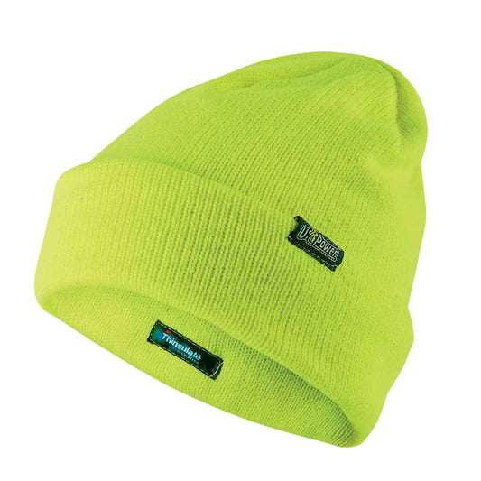 U-Power - AC127YF - Berretto invernale One - alta visibilitA' - taglia unica - acrilico - giallo fluo - U-Power - 101351 -  Conf. da 1 Pz.