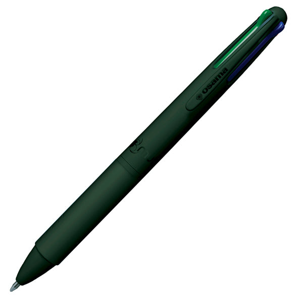 OSAMA - OW 84018751 - Penna a sfera 4 Multi Urban - punta 1,00 mm - 4 colori - forest green - Osama - 101380 -  Conf. da 12 Pz.