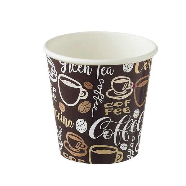 Leone - H0730.R - Bicchiere monouso in carta Coffee - 115 ml - Leone - conf. 1000 pezzi - 101404 -  Conf. da 1 Pz.