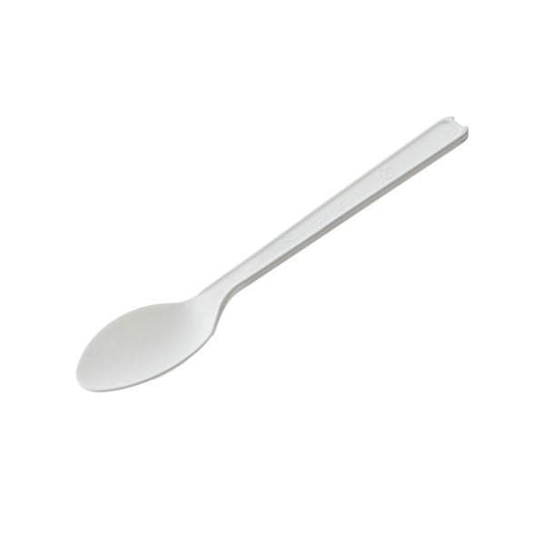 Leone - Q2044.S - Cucchiaino monouso in CPLA - 12,5 cm - bianco - Leone - conf. 50 pezzi - 101412 -  Conf. da 1 Pz.
