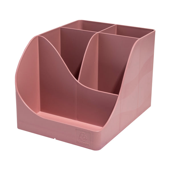 EXACOMPTA - 69538D - Portapenne Pen Wave Skandi - 15,5 x 11,9 x 10,9 cm - rosa antico - Exacompta - 101444 -  Conf. da 1 Pz.