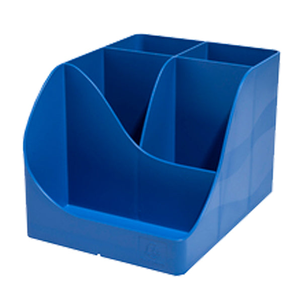 EXACOMPTA - 69504D - Portapenne Pen Wave Bee Blue - 15,5 x 11,9 x 10,9 cm - blu navy - Exacompta - 101448 -  Conf. da 1 Pz.