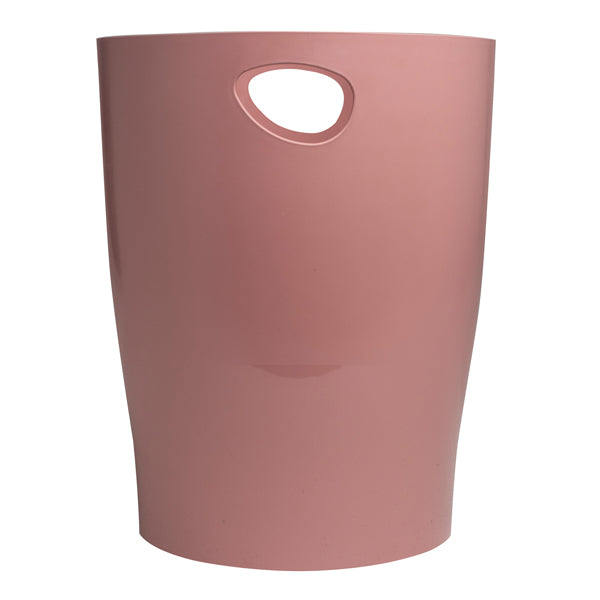 EXACOMPTA - 45338D - Cestino gettacarte Ecobin Skandi - altezza 33,5 cm - diametro 26 cm - 15 L - rosa antico - Exacompta - 101454 -  Conf. da 1 Pz.