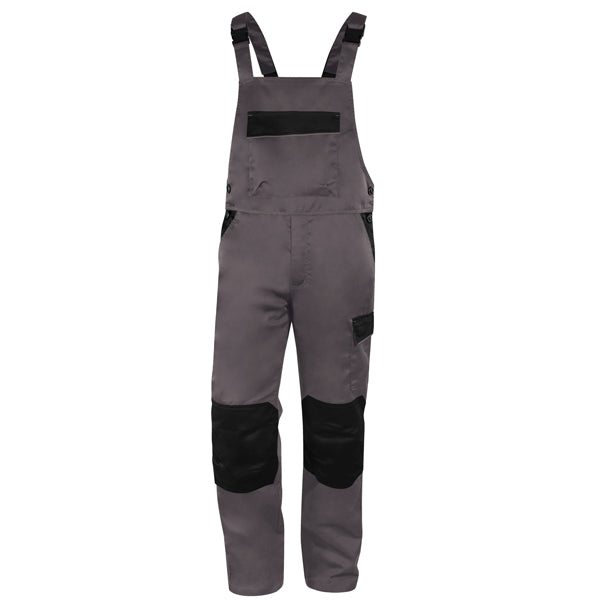 DELTAPLUS - M1SA2GRGT - Salopette da lavoro M1SA2 - twill-poliestere-cotone - taglia L -  grigio - Deltaplus - 101508 -  Conf. da 1 Pz.