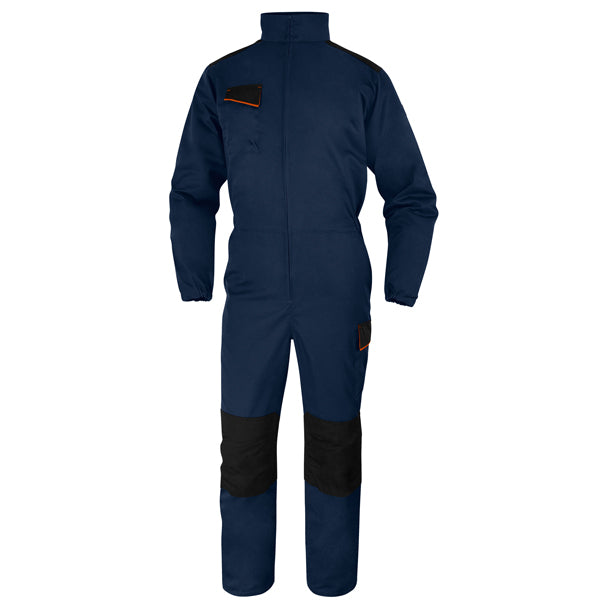 DELTAPLUS - M1CO2BMGT - Tuta da lavoro M1CO2 - twill-poliestere-cotone - taglia L - blu-arancio - Deltaplus - 101512 -  Conf. da 1 Pz.