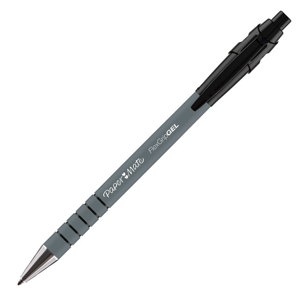 PAPERMATE - 2108217 - Penna a sfera Flexgrip Gel - punta 0,7 mm - nero - Papermate - 101519 -  Conf. da 12 Pz.