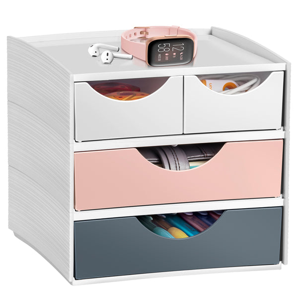 CEP - 1032111681 - Mini Cassettiera MyCube 3-211 Mineral - 2 cassetti piccoli + 2 grandi - 18,6 x 18,5 x 17,5 cm - multicolore - Cep - 101766 -  Conf. da 1 Pz.