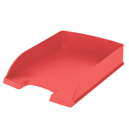 LEITZ - 52275020 - Vaschetta portacorrispondenza Leitz Recycle - 25,5 x 7 x 36 cm - rosso - Leitz - 101788 -  Conf. da 1 Pz.