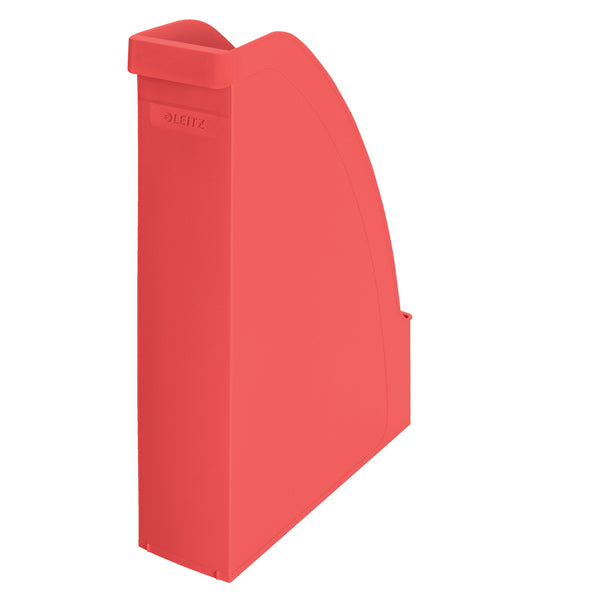 LEITZ - 24765020 - Portariviste Leitz Recycle - 30,8 x 27,8 x 7,8 cm - rosso - Leitz - 101792 -  Conf. da 1 Pz.