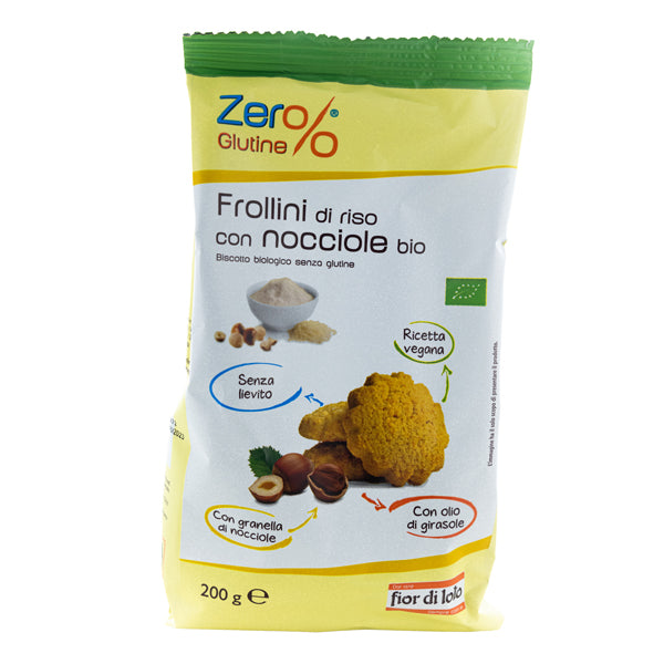 Zer%glutine - 35798 - Frollini - con nocciole - 200 gr - Zerglutine - 101925 -  Conf. da 9 Pz.