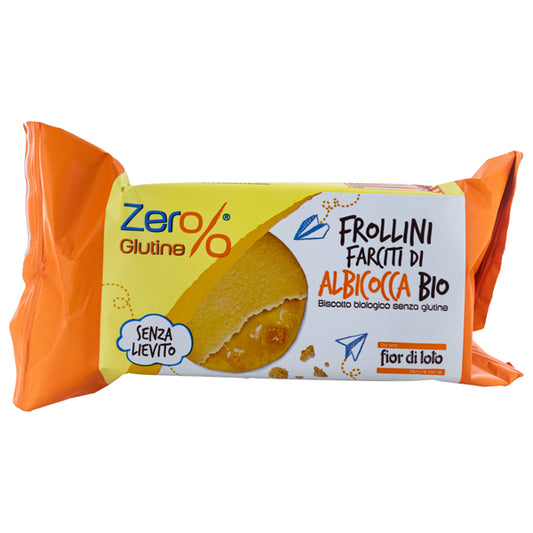 Zer%glutine - 38885 - Frollini - farciti di albicocca - monoporzione da 70 gr - Zerglutine - 101927 -  Conf. da 12 Pz.