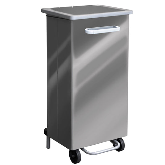 STILCASA - 748A-110M - Pattumiera a pedale Gastro 110L acciaio lucido Stilcasa - 102095 -  Conf. da 1 Pz.