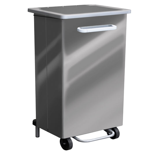 STILCASA - 749A-90M - Pattumiera a pedale Gastro 90L acciaio lucido Stilcasa - 102097 -  Conf. da 1 Pz.