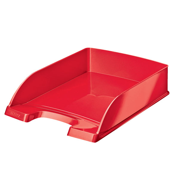LEITZ - 52263026 - Vaschetta portacorrispondenza WOW - 25,5 x 35,7 x 7 cm - rosso - Leitz - 102115 -  Conf. da 1 Pz.