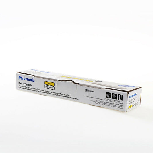 Cartuccia toner KX-FATY508X giallo originale stampante Panasonic kx-mc6010 6015