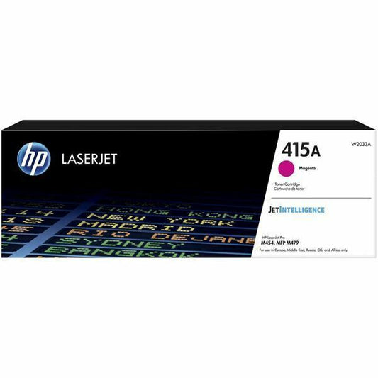 W2033A Cartuccia toner 415A MAGENTA ORIGINALE per HP M454 M479 2100 pagine