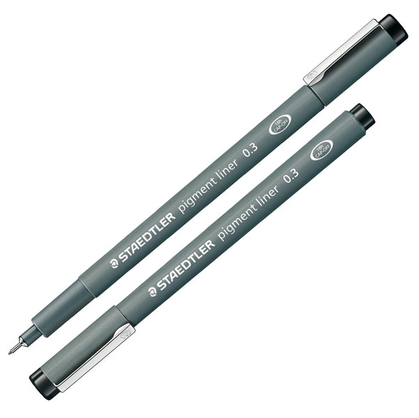 STAEDTLER - 308039 - Pennarello Pigment Liner 308 - nero - 0,3 mm - Staedtler