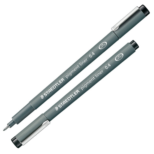 STAEDTLER - 308049 - Pennarello Pigment Liner 308 - nero - 0,4 mm - Staedtler