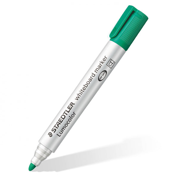 STAEDTLER - 3515 - Pennarelli Lumocolor whiteboard 351 - punta tonda - tratto 2 mm - verde - Staedtler