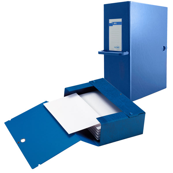 SEI ROTA - 68001207 - Scatola archivio Big - con maniglia - dorso 12 cm - 25 x 35 cm - blu - Sei Rota
