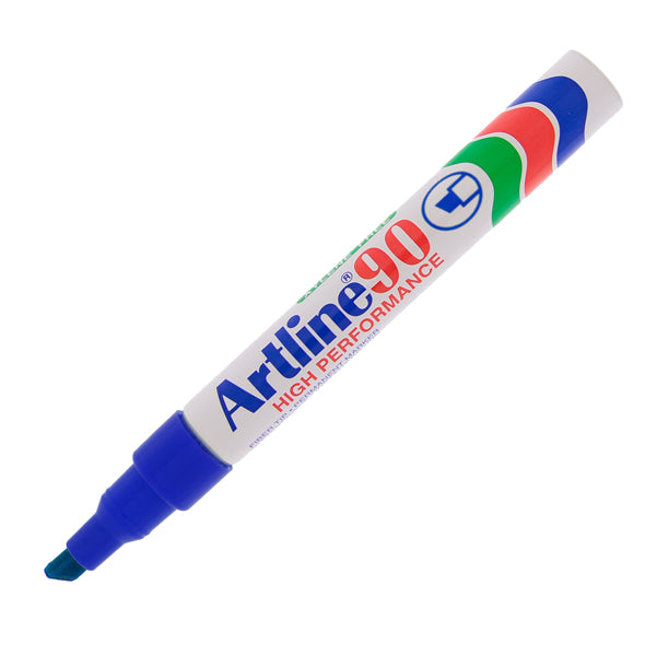 ARTLINE - A90B - Marcatore permanente A 90 - punta scalpello - 2 - 5 mm - blu - Artline