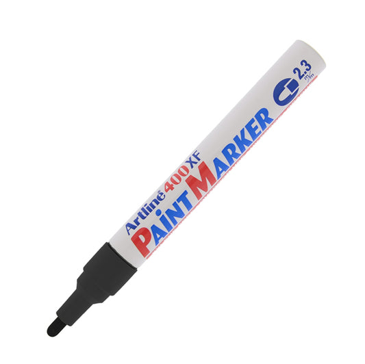 ARTLINE - A400N - Marcatore permanente A 400 - a vernice - punta tonda - 2,3 mm - nero - Artline