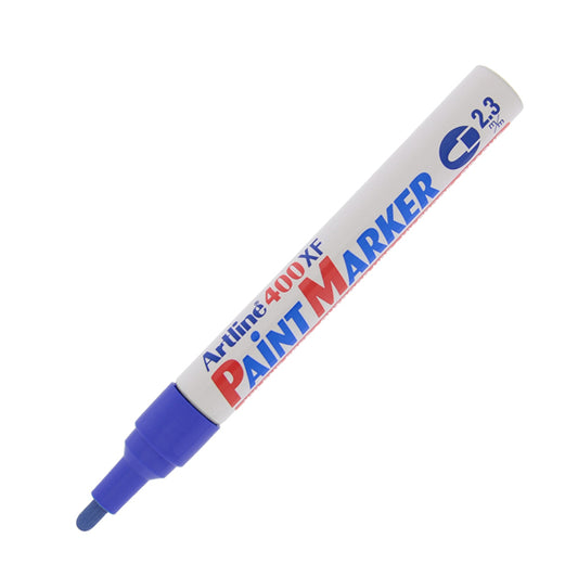 ARTLINE - A400B - Marcatore permanente a vernice A 400 - punta tonda - 2,3 mm - blu - Artline