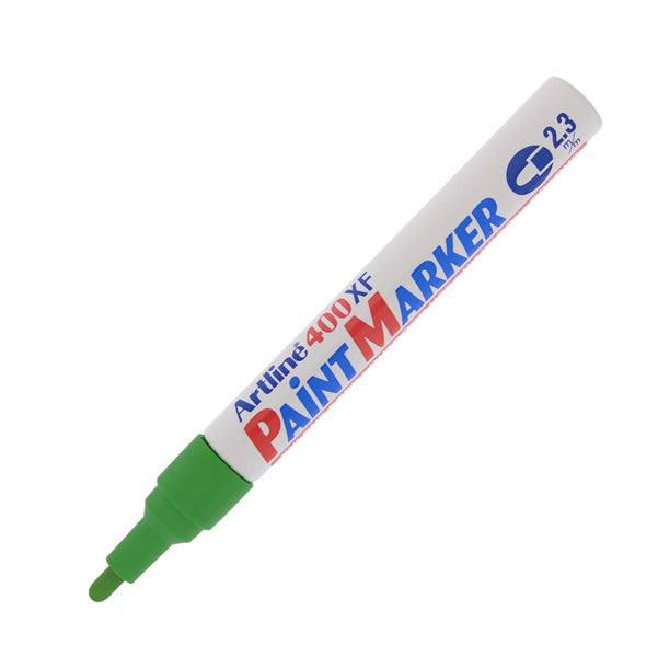 ARTLINE - A400V - Marcatore permanente a vernice A 400 - punta tonda - 2,3 mm - verde - Artline