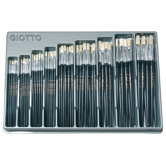 GIOTTO - 577300 - Pennelli 577 - piatti - setola - Giotto - conf. 126 pezzi