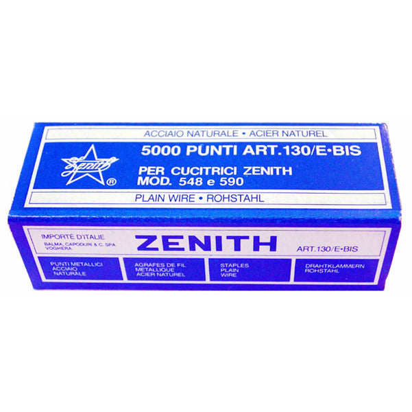 ZENITH - 0311301405 - Punti 130-E bis - 6-4 - acciaio naturale - metallo - Zenith - conf. 5000 pezzi