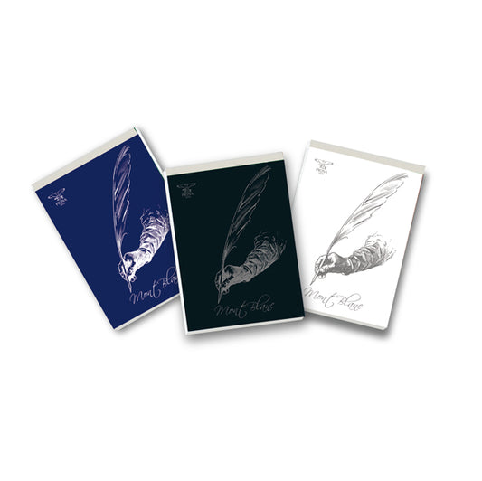 PIGNA - 0229121BI - Blocco Montblanc - A4 - 210 x 297 mm - 60 gr - 70 fogli - bianco - Pigna -