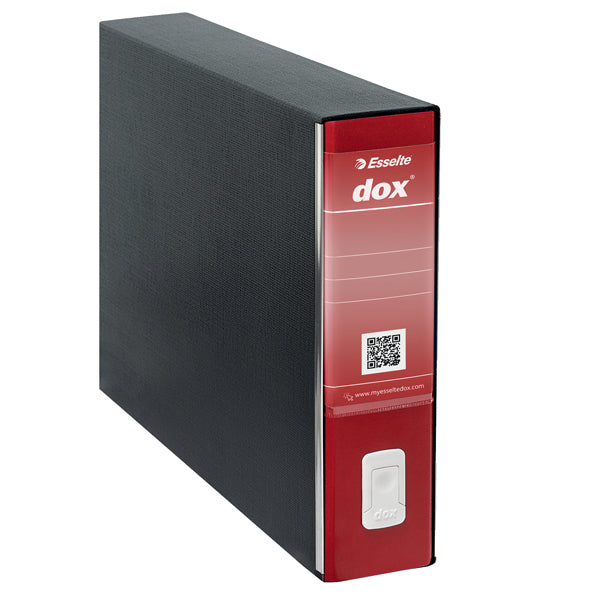 DOX - 000213B1 - Registratore Dox 10 - dorso 8 cm - 46 x 31,5 cm - rosso - Esselte