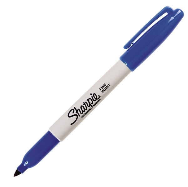 SHARPIE - S0810950 - Marcatore permanente RT - punta fine 1 mm - blu - Sharpie