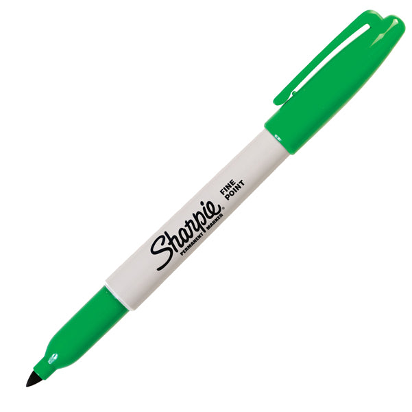 SHARPIE - S0810960 - Marcatore permanente RT - punta fine 1 mm - verde - Sharpie