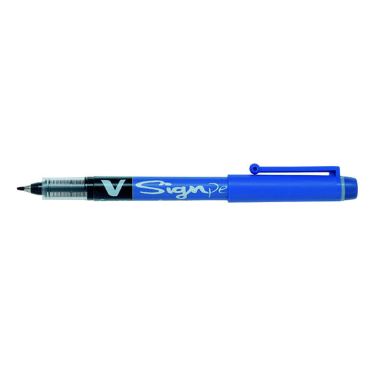 PILOT - 001501 - Pennarello V Signpen punta feltro - punta 2 mm - blu - Pilot