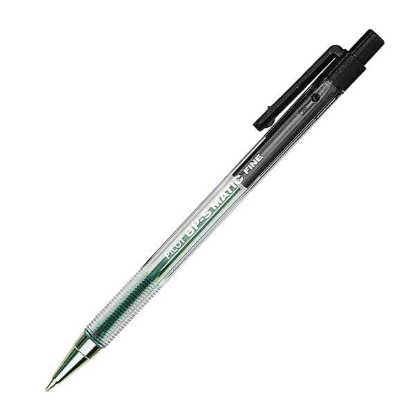 PILOT - 001625 - Penna a sfera a scatto BP S Matic - punta fine 0,7 mm - nero - Pilot