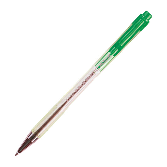PILOT - 001624 - Penna a sfera a scatto BP S Matic - punta fine 0,7 mm - verde - Pilot