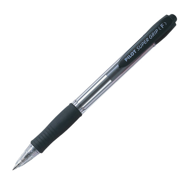 PILOT - 001531 - Penna a sfera a scatto Super Grip - punta fine 0,7 mm - nero - Pilot