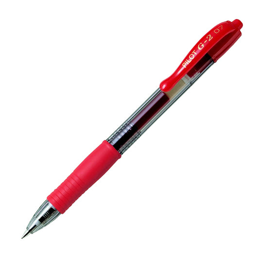 PILOT - 001522 - Roller gel a scatto G-2 - punta 0,7mm - rosso - Pilot