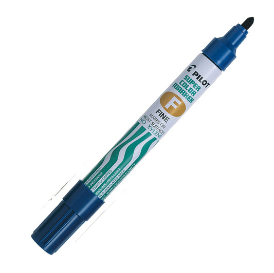 PILOT - 002410 - Marcatore Super Color - permanente - punta fine 4 mm - blu - Pilot