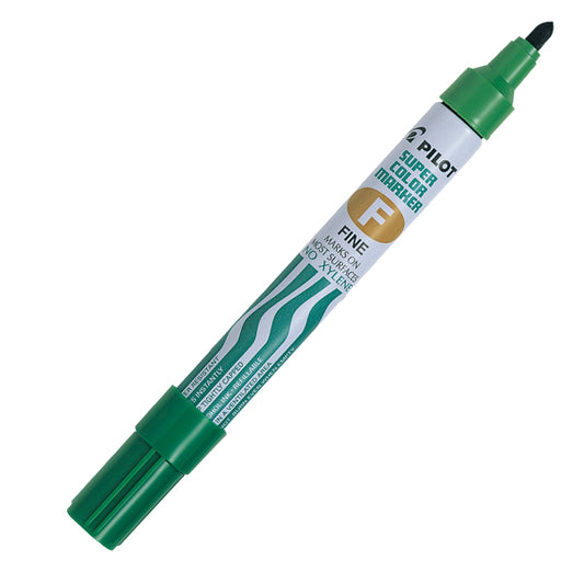 PILOT - 002414 - Marcatore Super Color - permanente - punta fine 4 mm - verde - Pilot