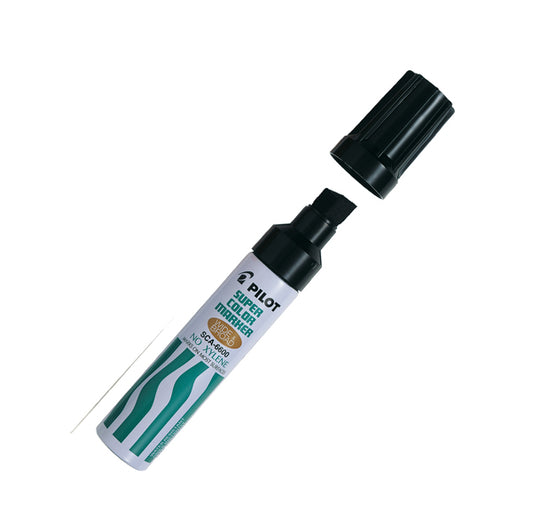 PILOT - 002432 - Marcatore Super Color - permanente - punta maxi da 12,5 mm - nero - Pilot