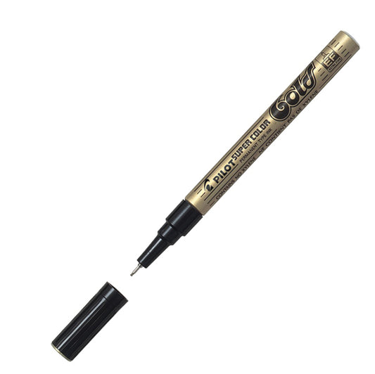 PILOT - 002452 - Marcatore a vernice Super  Color - punta extra fine 1 mm - gold - Pilot