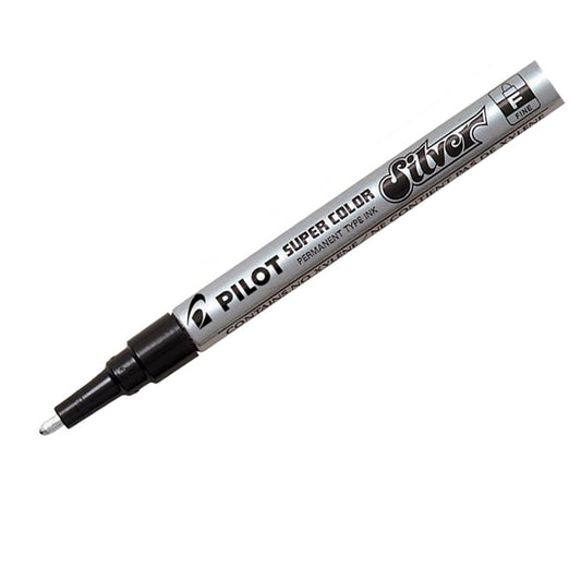 PILOT - 002436 - Marcatore a vernice Super Color - argento - punta fine 3 mm - Pilot