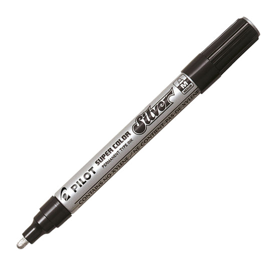 PILOT - 002440 - Marcatore a vernice Super Color - punta media 4,5 mm - argento - Pilot